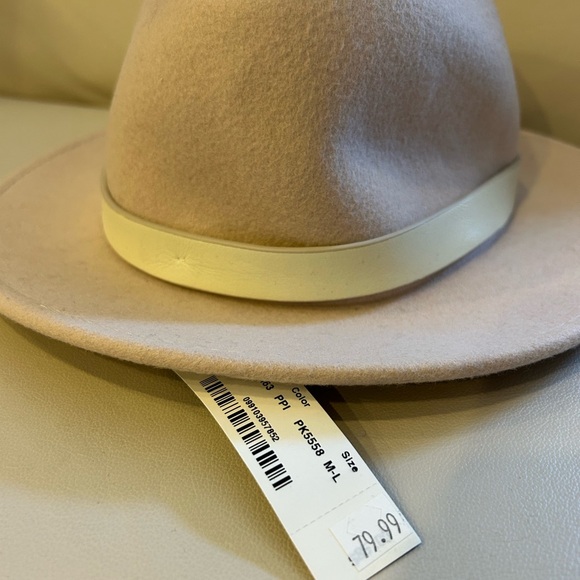 J Crew 100% wool hat light pink NWT - Picture 3 of 4